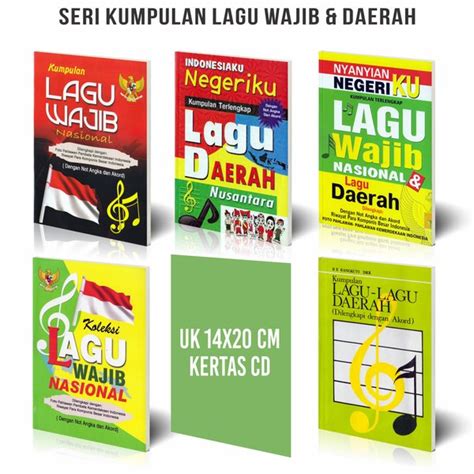 Jual Buku Musik Seri Lagu Waib Nasional Dan Lagu Daerah Nusantara Di