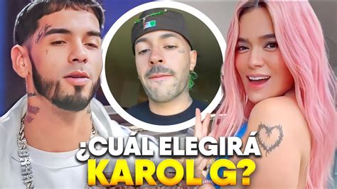 Anuel Le Tira A Feid Pero Karol G Se Le Declara Feid Le Dice A Karol