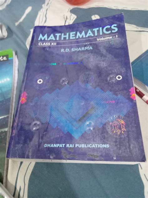 R D Sharma Mathematics For Class 12 Set Of 2 Vol CBSE Examination