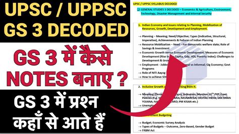 Upsc Uppsc Gs Paper 3 Complete Analysis Gs 3 Trends Analysis Based