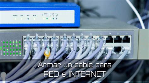 Armar Un Cable Para Red E Internet Youtube