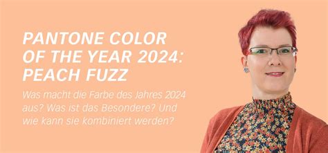 Pantone Farbe Des Jahres 2024 Peach Fuzz