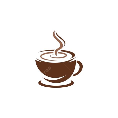 Cangkir Kopi Logo Template Minuman Elemen Lambang Vektor Minuman