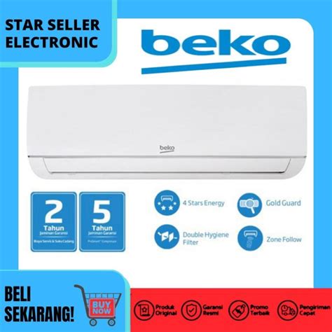 Jual AC BEKO BSFSA 090 BSFSA090 1PK 1 PK R32 STANDARD GARANSI RESMI