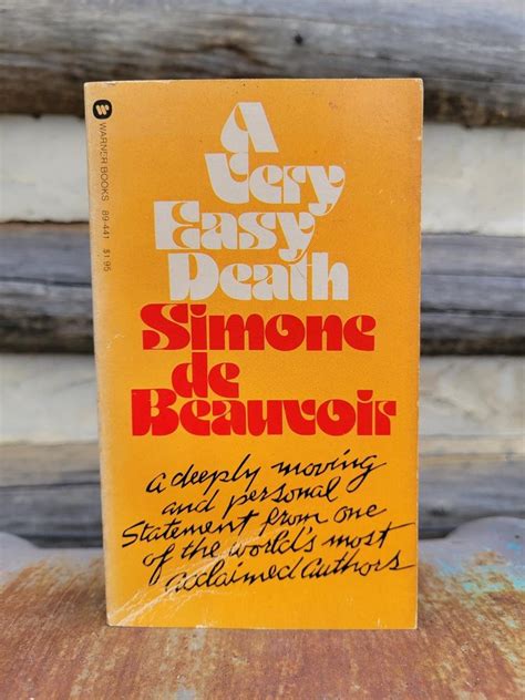 A Very Easy Death Simone De Beauvoir