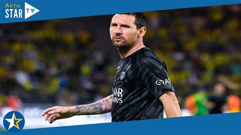 Lionel Messi Dans Une Mauvaise Passe Coup De Tonnerre Le Psg Prend