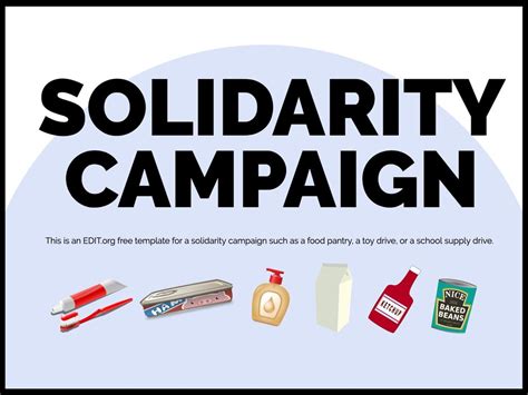 Create Solidarity Campaign Posters Online