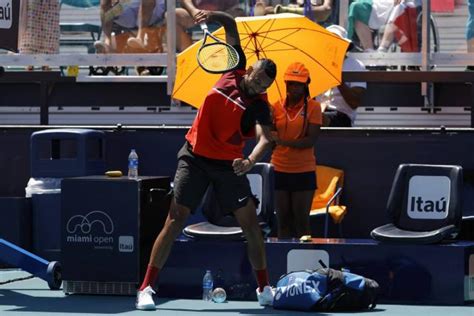 Nick Kyrgios Apr S Son Altercation Avec Un Arbitre Miami Ce N