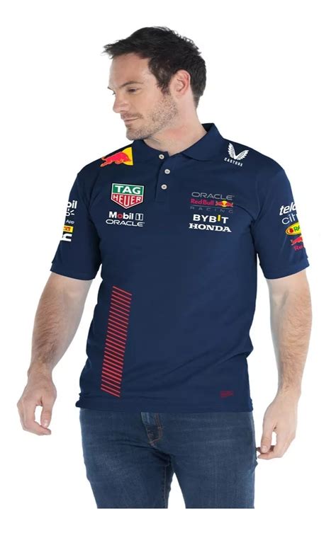 Playera Tipo Polo Red Bull Formula 1 Checo Perez 2023 Mebuscar México