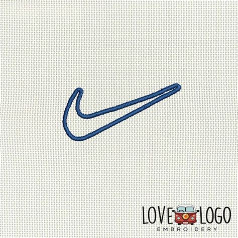 Nike Outline Logo Machine Embroidery Design by LogoLove1 on Etsy