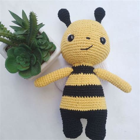 Abelha Amigurumi Loja Fofarte Elo Produtos Especiais