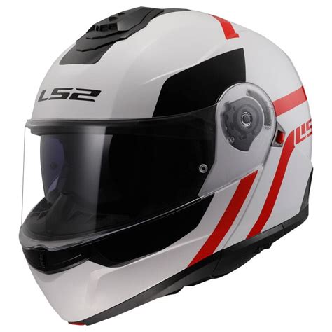 Kask Motocyklowy Ls Szcz Kowy Ff Strobe Ii Autox White Red