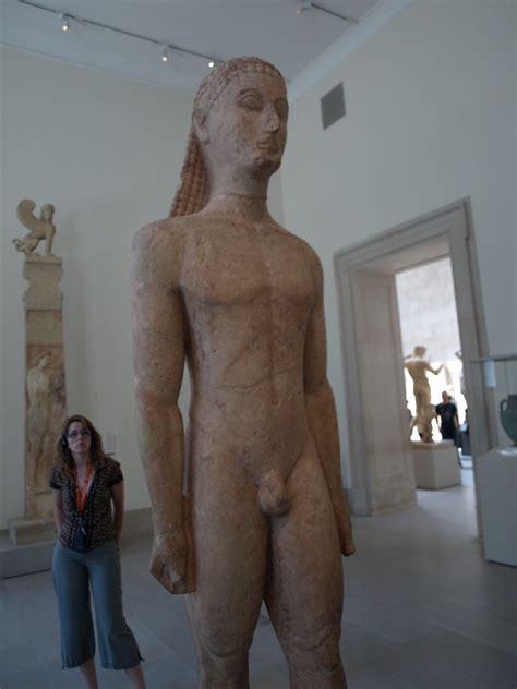 Metropolitan Kouros Statue Of A Kouros Youth Ca Flickr