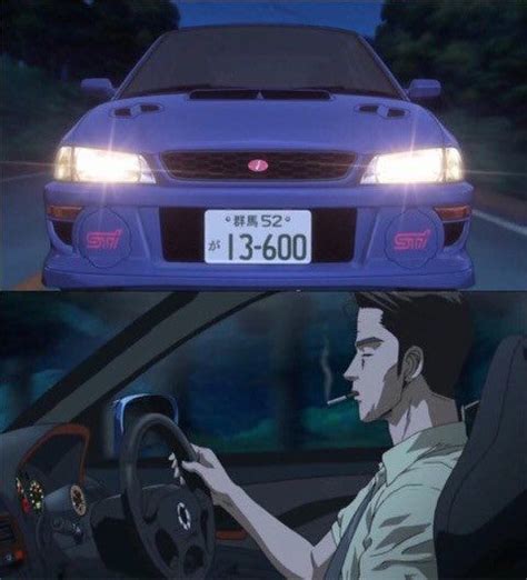 Bunta Fujiwara Initial D Subaru Impreza Sti Type R Автомобили