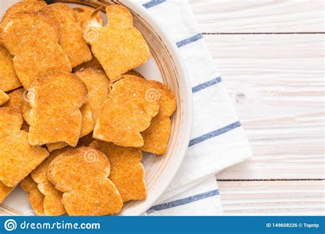 Pan De Ajo Cocido De La Tostada Foto De Archivo Imagen De Postre