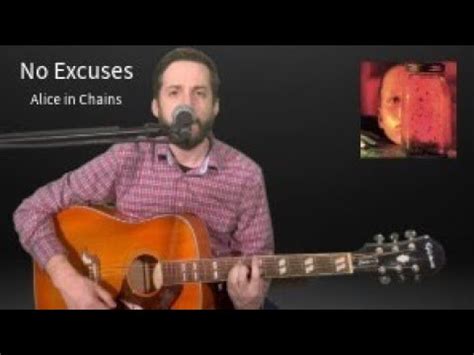 No Excuses Alice In Chains Acoustic Guitar And Vocal Cover YouTube