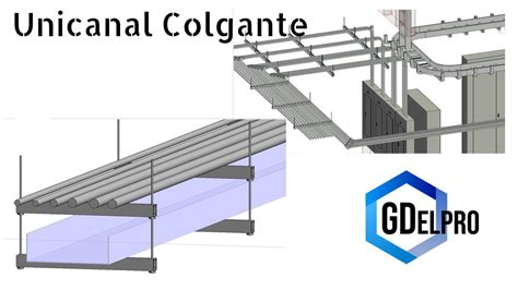 Soporte Unicanal Colgante En Revit YouTube