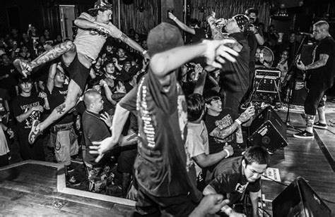 Stage Dive Mosh Pit Agnostic Front Asia Tour Hardcore