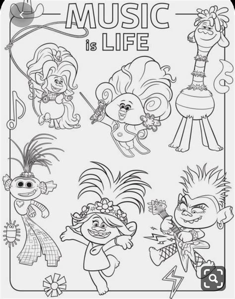 Free Printable Coloring Pages Of Trolls