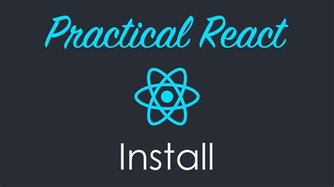 How To Install React Js On Your Computer Part Youtube