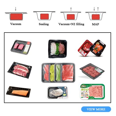 Bg Tray Sealing Cooked Foods Skin Vacuum Packing Machines Processing