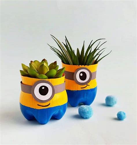 How To Make A Minion Planter Diy Minion Pot Ideas