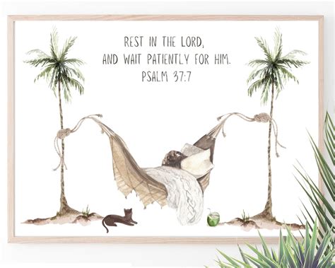 Rest Christian Print 4 Sizes Christian Artwork Printable Etsy
