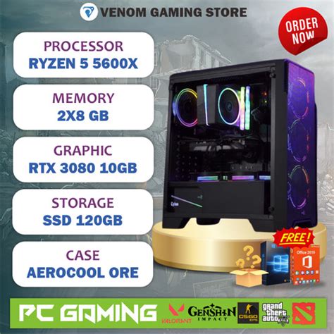 Jual Pc Gaming Ryzen X Rtx Gb Gb Ram Ssd