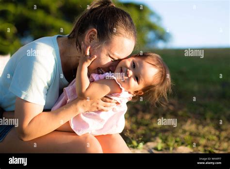 Mother and daughter bonding Stock Photo - Alamy