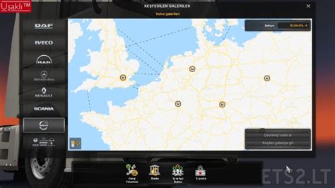 World map | ETS2 mods