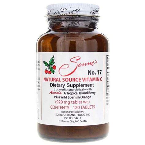 Natural Source Vitamin C No 17 Sonnes