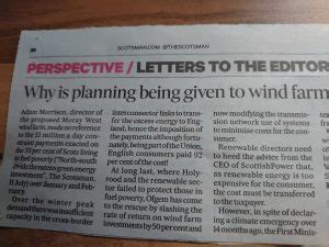 Scotsman Letters Scotland Against Spin