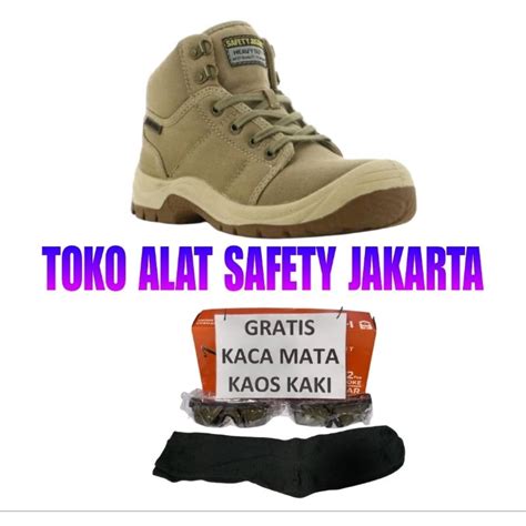 Jual Sepatu Safety Shoes Jogger Desert Navy Original Sepatu Safety