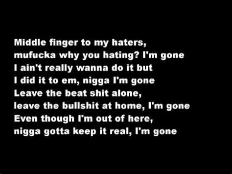 Tyga I M Gone Lyrics Hd YouTube