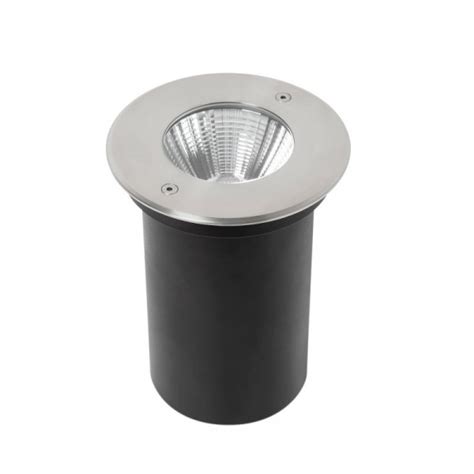 Sulion Kipper Led Empotrable Suelo Solar Negro