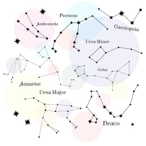 Constellations Svg Andromeda Cassiopeia Ursa Minor Ursa Etsy