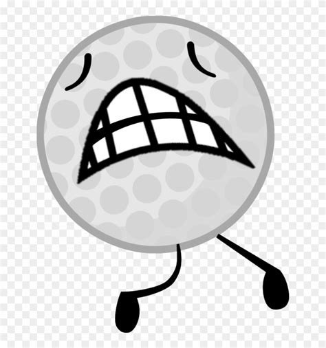 Bfb Golf Ball Intro - Bfb Bfdi Golf Ball Clipart (#318615) - PinClipart