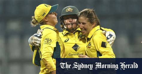 Sutherland Stars In Nail Biting Win Over India As Australia Seals Odi