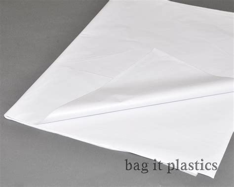 TISSUE PAPER X 100 SHEETS WHITE ACID FREE WRAPPING 18 X 28 450mm X