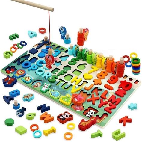 Jeux Montessori Ans Jouet En Bois Puzzle Enfant Jeux Educatif