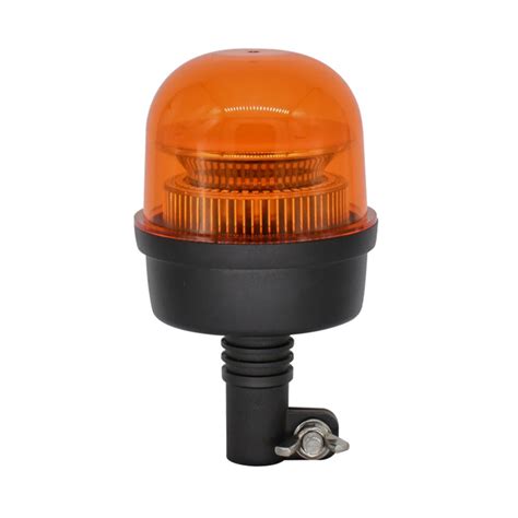 Ece R Led Amber Beacon Flexible Rotating Flashing Din Pole Mount