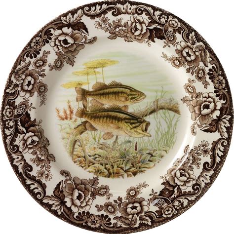 Spode Woodland Salad Plate Bass 8 Inch Plate For Salads