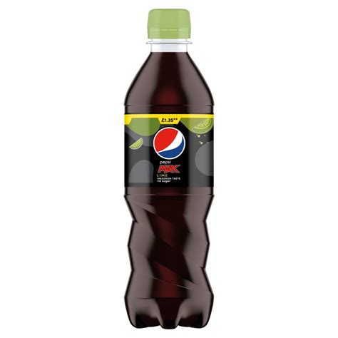 Pepsi Max Lime No Sugar Cola Bottle Pmp 500ml Bb Foodservice