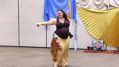 8 Months Pregnant Improvised Bellydance Youtube