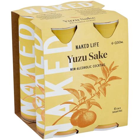 Naked Life Non Alcoholic Yuzu Sake Ml X Pack Woolworths Hot Sex Picture