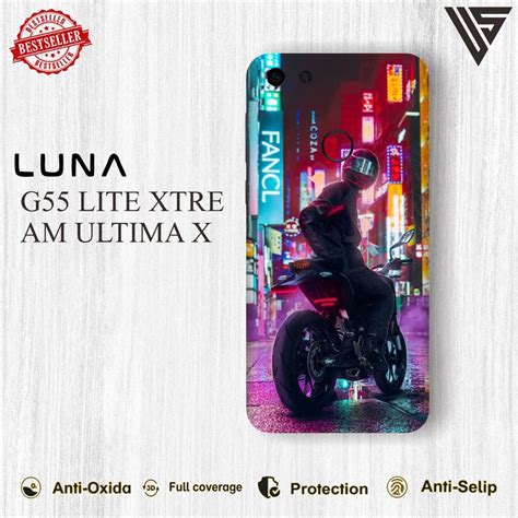 Jual GARSKIN HANDPHONE LUNA G55 LITE XTREAM ULTIMA X ISI 2PCS