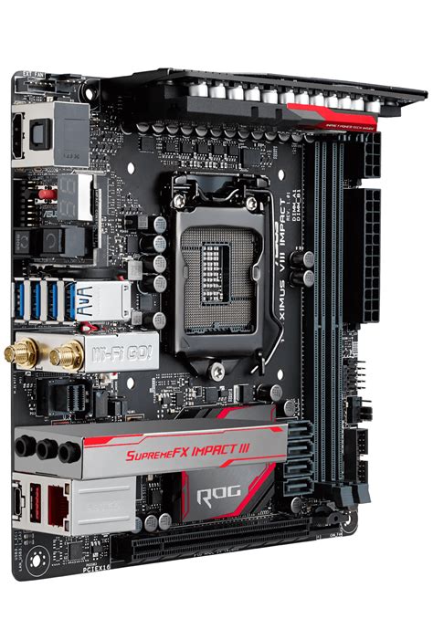 Asus Rog Maximus Viii Impact Lga Mini Itx Ddr Motherboards