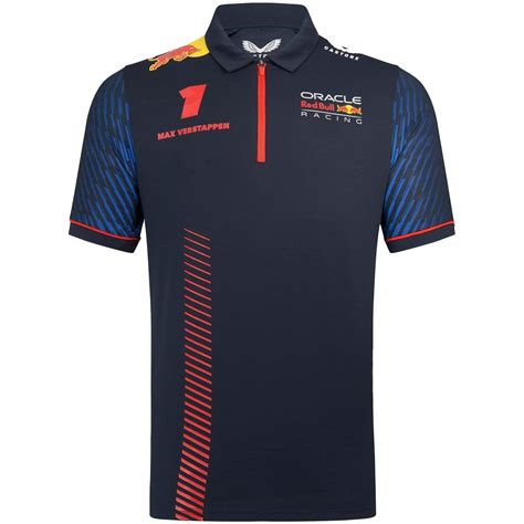 Red Bull Racing F1 Mens 2023 Max Verstappen Team Polo Shirt