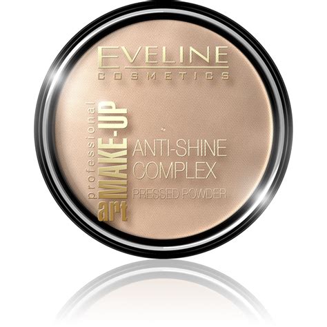Eveline Make Up Art Anti-Shine Complex Puder Prasowany Nr 34 Medium ...