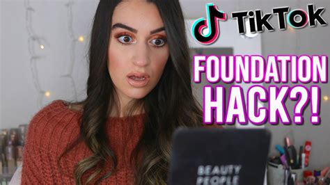 Viral Tik Tok Foundation Makeup Hack And Wear Test Youtube